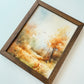 Fall Watercolour 1 Framed Wood Sign