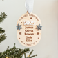 First Christmas As A Family Of - Snowflake Christmas Ornament