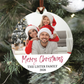 Merry Christmas Family Photo Ornament