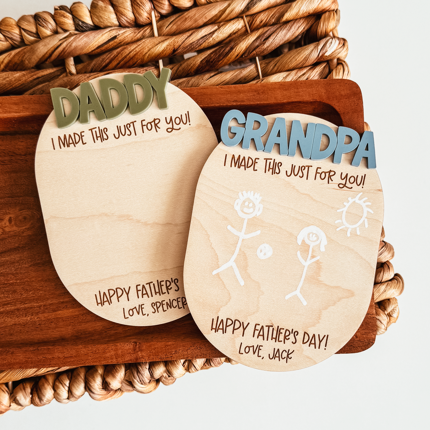 DIY Kid's Drawing Magnet | Father's Day
