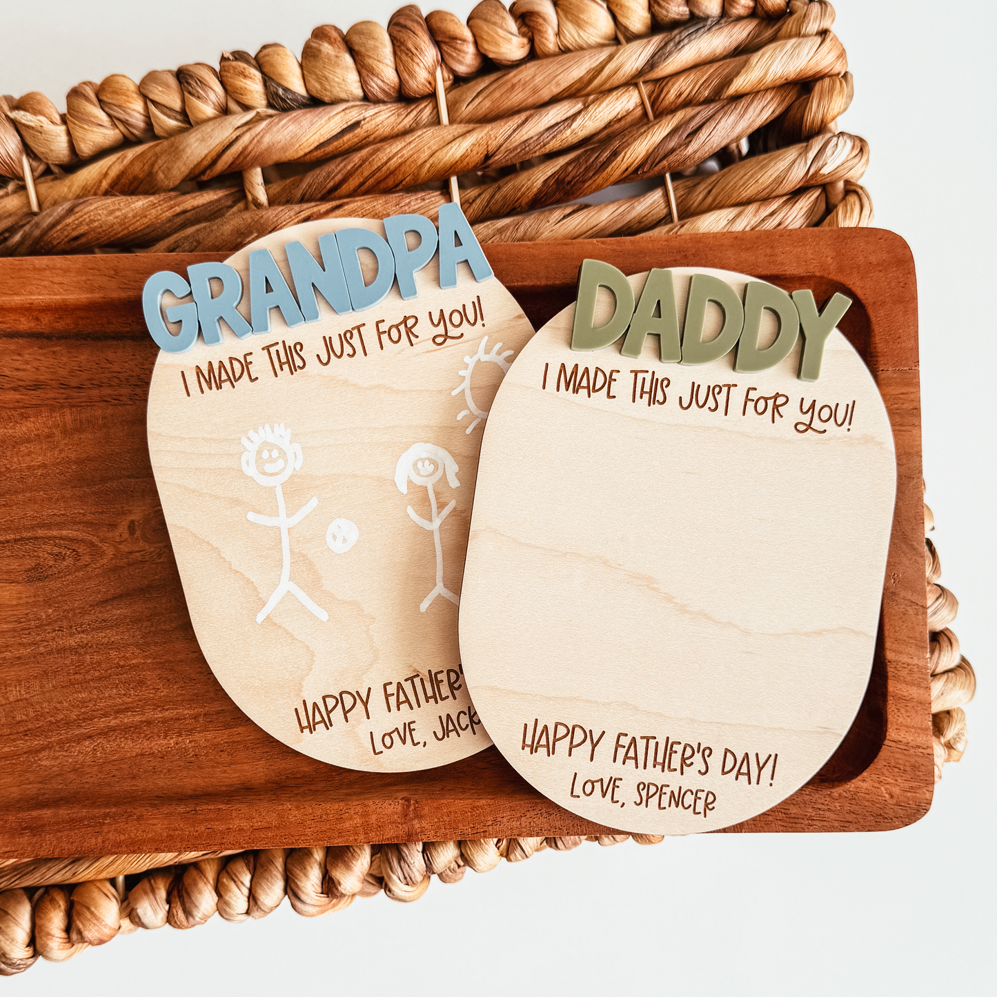 DIY Kid's Drawing Magnet | Father's Day