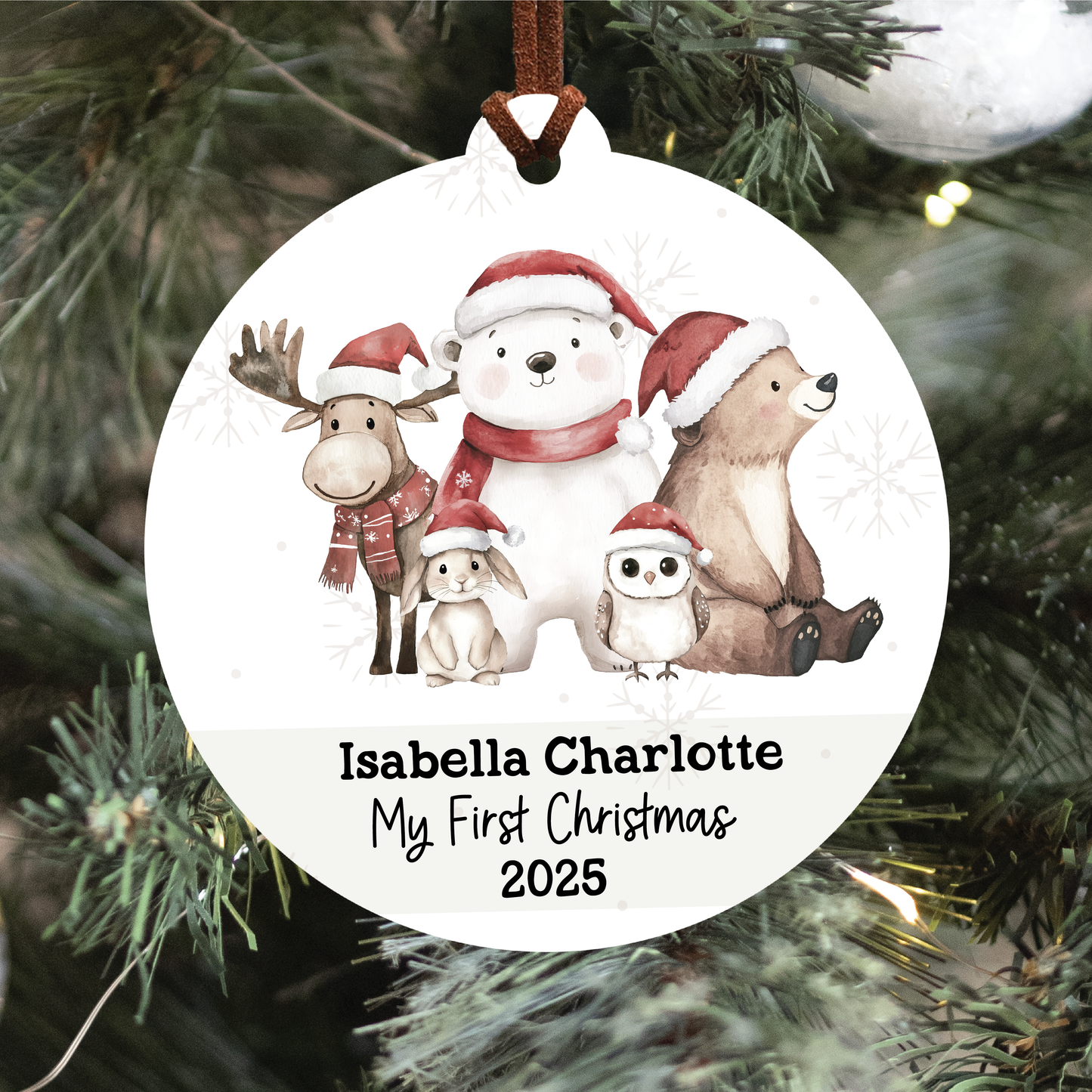 Baby's First Christmas Ornament | Festive Friends Collection