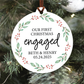 First Christmas Engaged Ornament