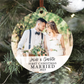 First Christmas Married V2 Photo Ornament