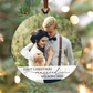 First Christmas Married Photo Ornament