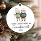 First Christmas As Grandparents Christmas Ornament