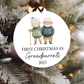 First Christmas As Grandparents Christmas Ornament
