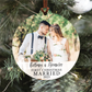 First Christmas Married V2 Photo Ornament