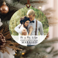 First Christmas Married V2 Photo Ornament