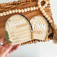 Fishing Baby Name Announcement Sign
