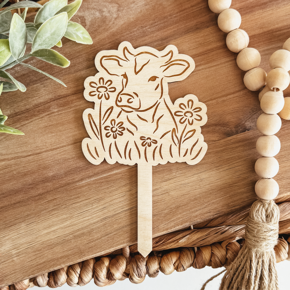 Spring Wooden Plant Stakes (Multiple Styles)