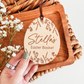 Wild Flower Easter Egg Tag