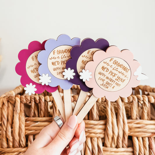 Custom Mom/Grandma Plant Stake