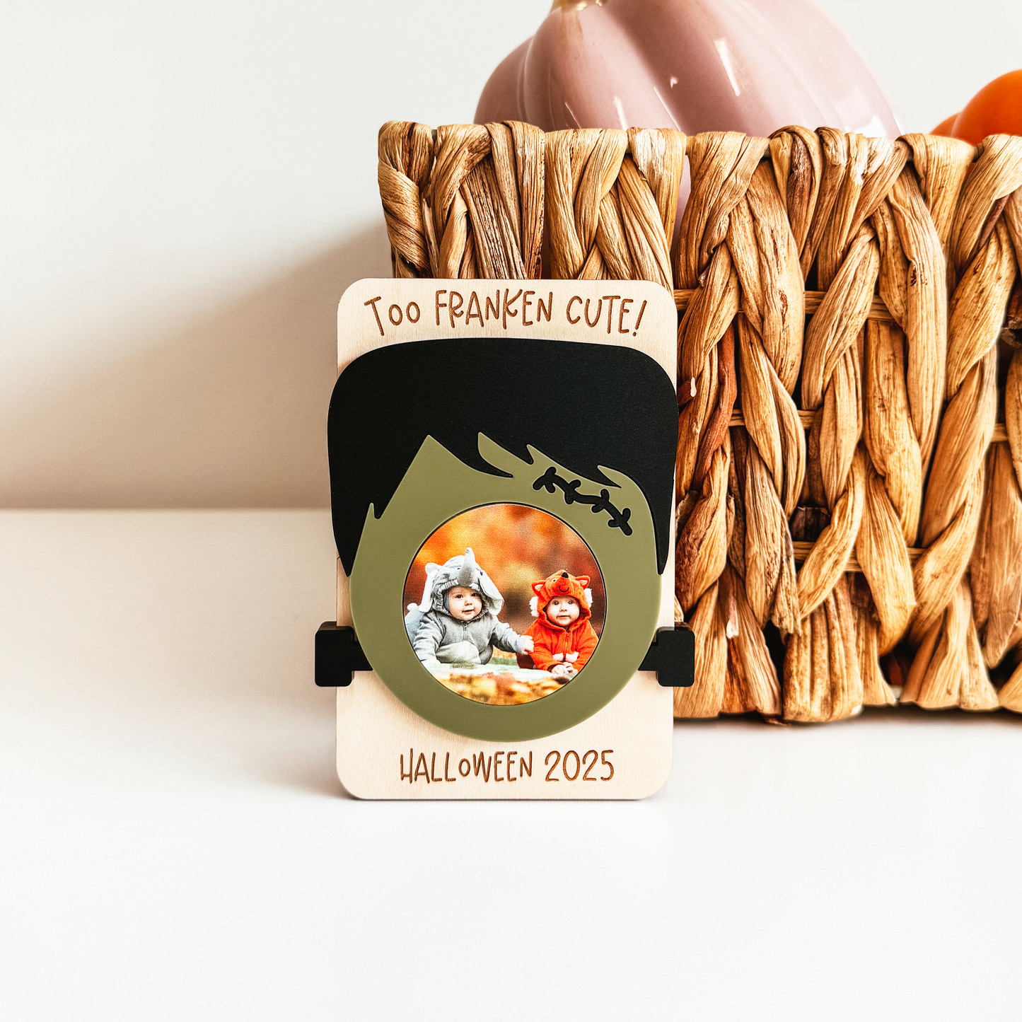 Halloween Frankenstein Photo Magnet