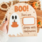 Ghost Halloween Countdown Sign