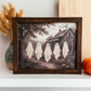 Sheet Ghosts on Laundry Line Vintage Inspired Sign
