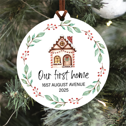 Our First/New Home Christmas Ornament