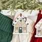 Gingerbread House Stocking Tag Or Ornament