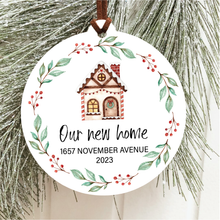 Load image into Gallery viewer, Our First/New Home Christmas Ornament