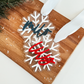 3D Acrylic Snowflake Stocking Tag