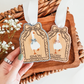 Ruffle Frame Goose Easter Basket Tag