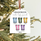 Grandchildren Names Christmas Ornament | Rubber Boots