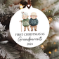 First Christmas As Grandparents Christmas Ornament