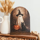 Witchy Ghost Vintage Inspired Mini Arch Sign