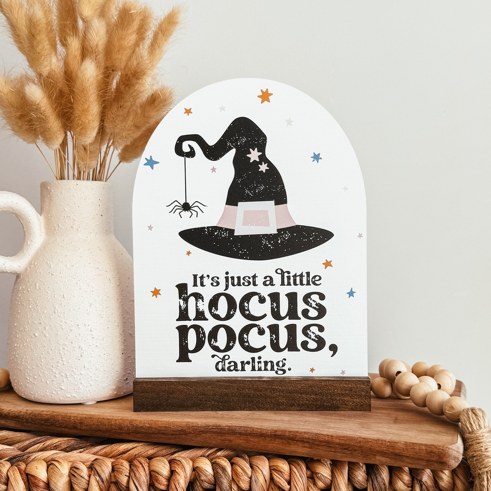 Keyboard. Sign Pocus A Little Hocus Pocus Mini Arch Sign – Knotty Design Co.