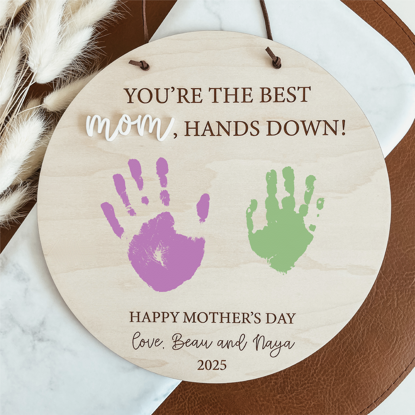 Handprint Pennant Sign | V2 Hands Down