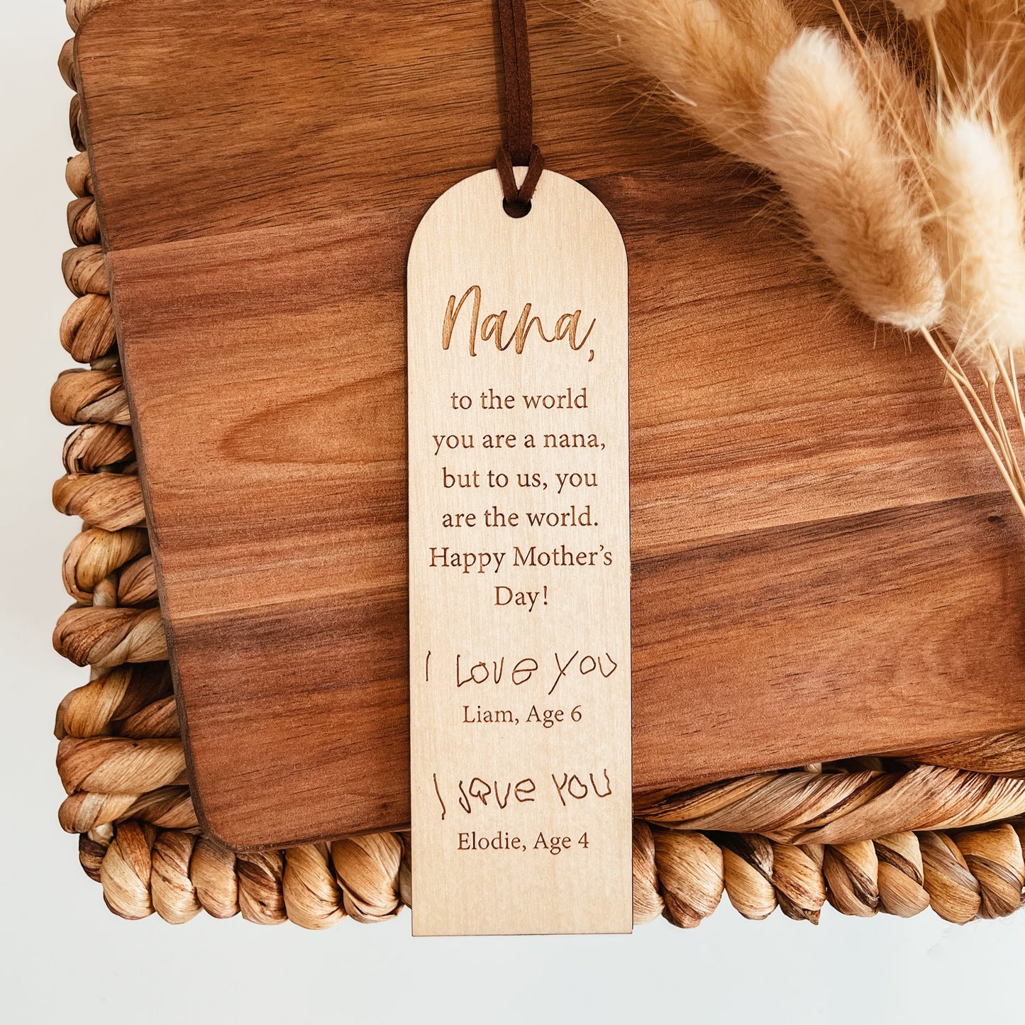 Custom Handwriting Bookmark