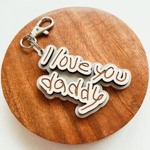 Kid's Handwriting or Drawing Keychain