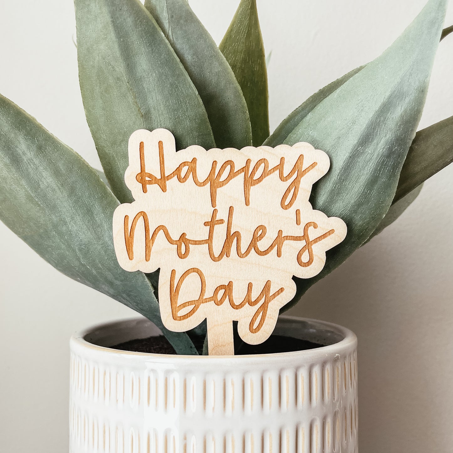 Happy Mother's Day Wooden Plant Stake