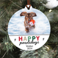 Happy Pawlidays Pet Portrait Ornament