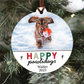 Happy Pawlidays Pet Portrait Ornament
