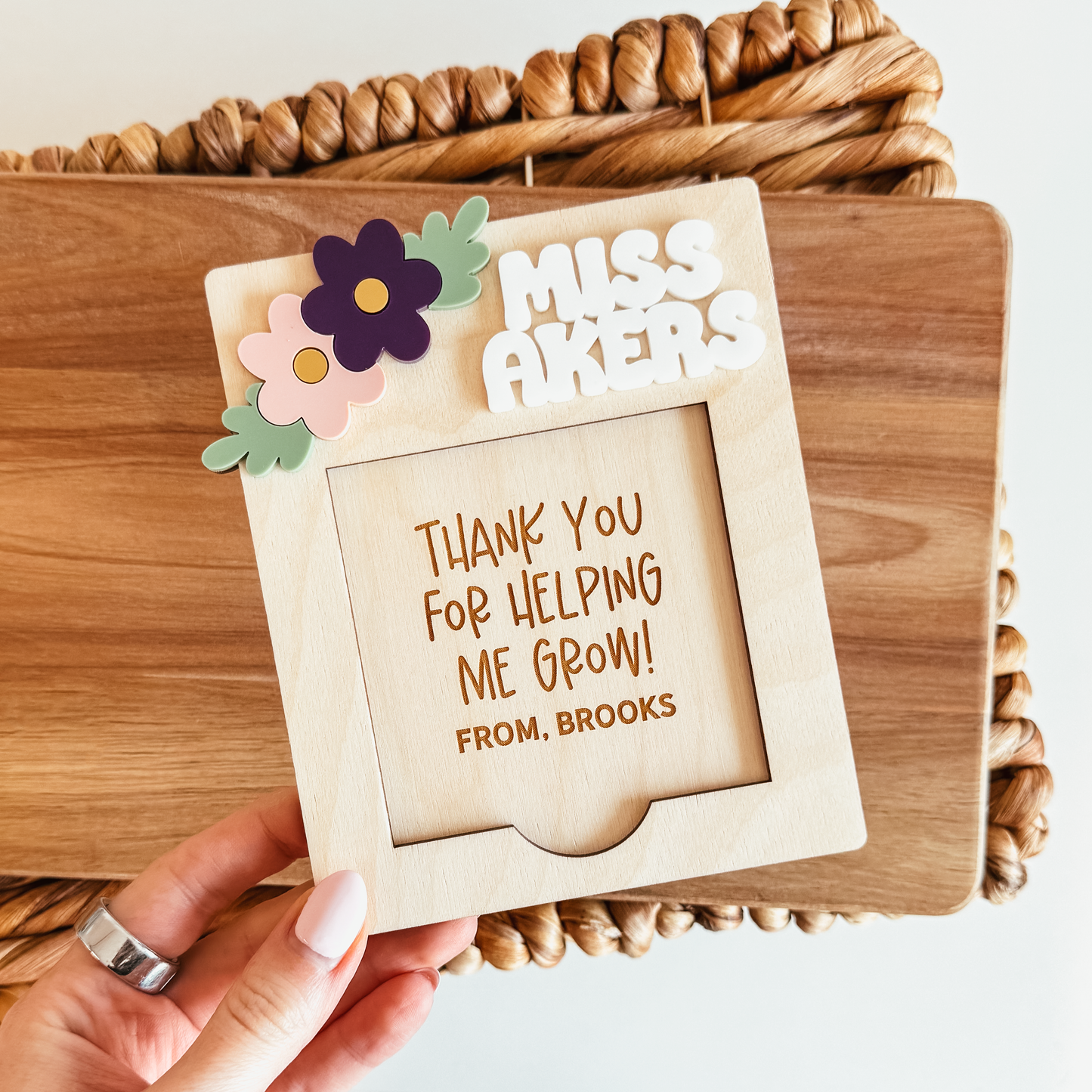 Personalized 3D Sticky Note Holder | Multiple Styles
