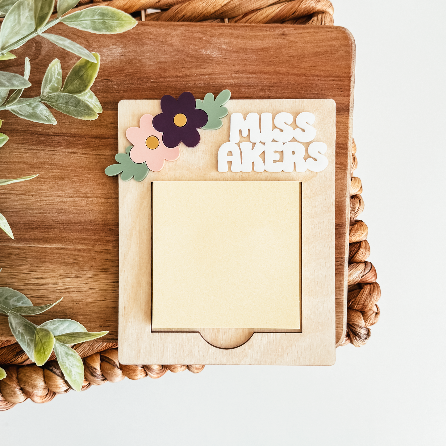 Personalized 3D Sticky Note Holder | Multiple Styles