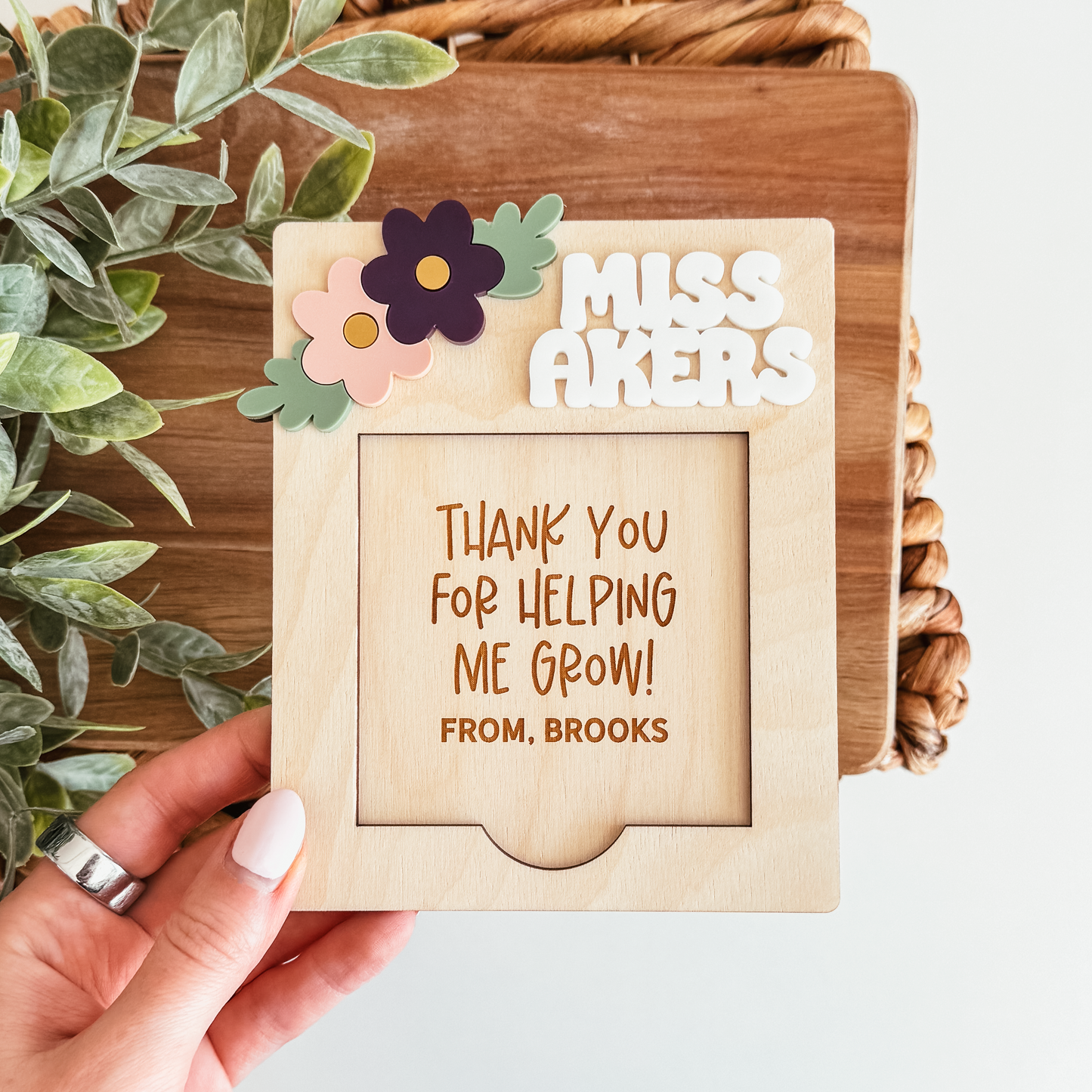 Personalized 3D Sticky Note Holder | Multiple Styles