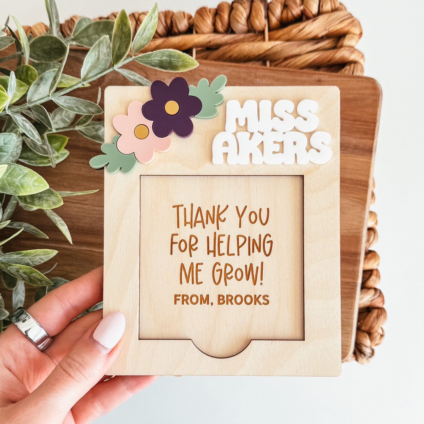 Personalized 3D Sticky Note Holder | Multiple Styles