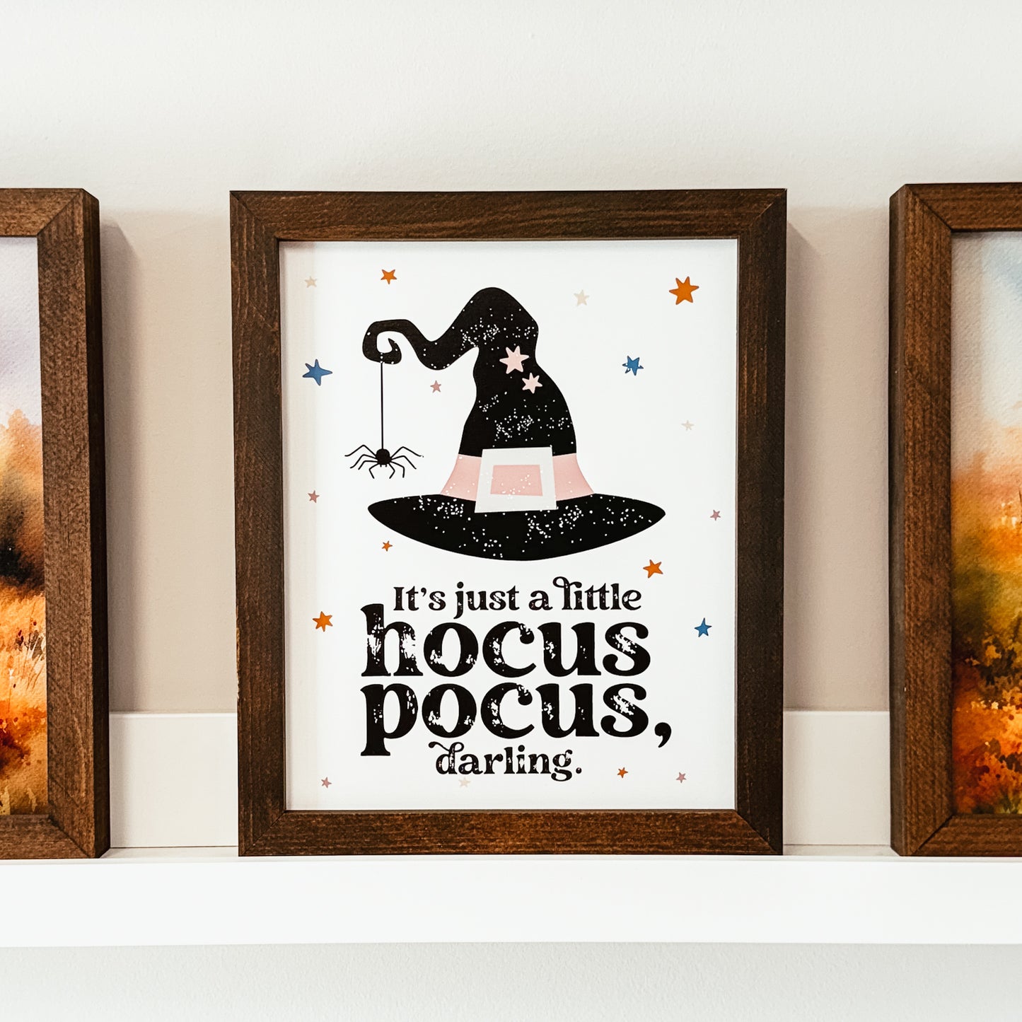 A Little Hocus Pocus Framed Wood Sign
