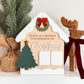 Winter House Countdown To Christmas Dry Erase Sign