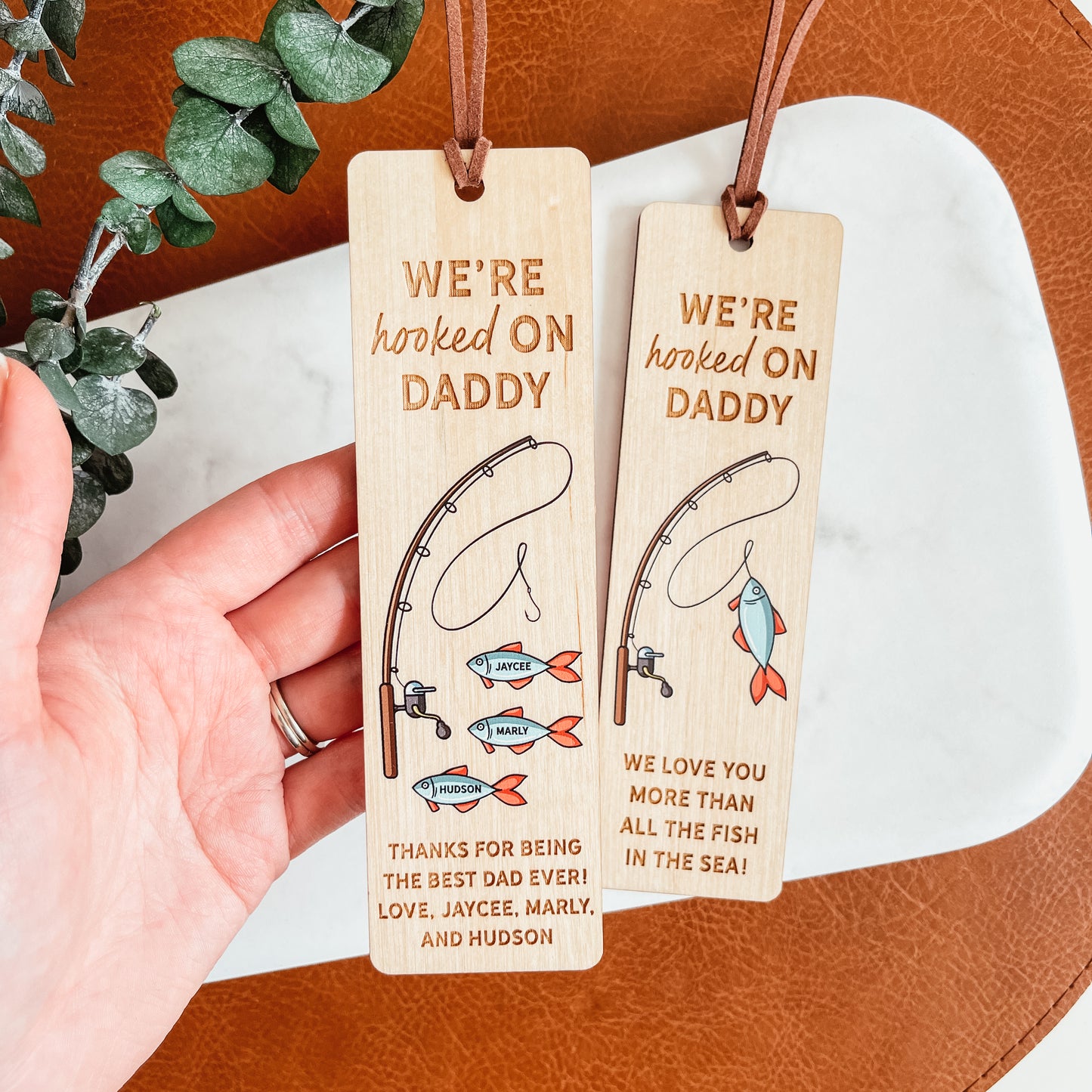 Hooked On Daddy Bookmark