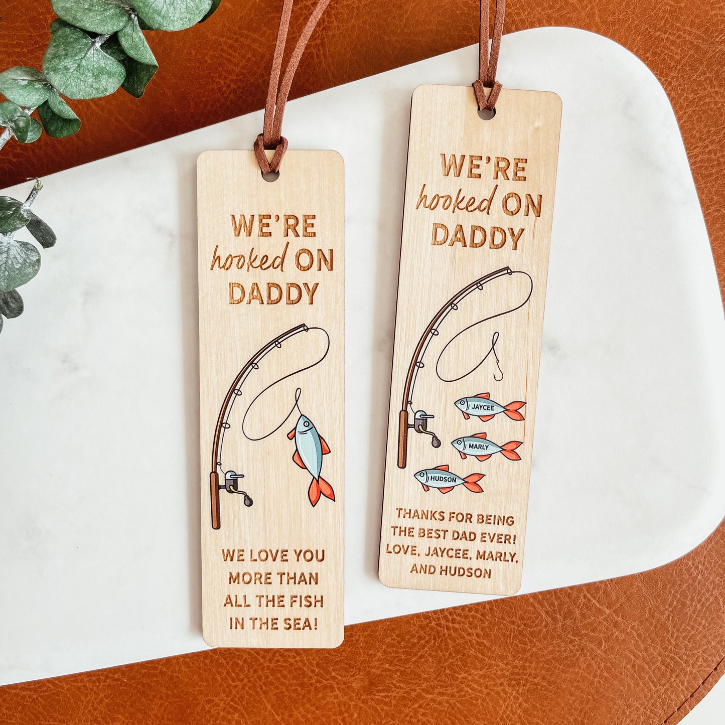 Hooked On Daddy Bookmark