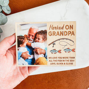 Wooden Photo Magnet | Hooked On