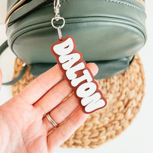 3D Acrylic Name Keychain