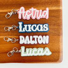 Load image into Gallery viewer, 3D Acrylic Name Keychain