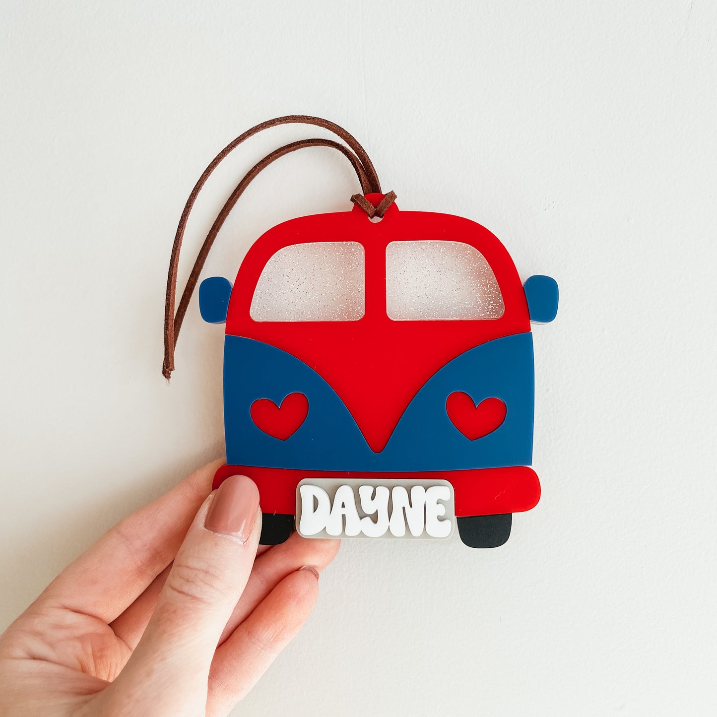 Retro Bus Valentine Tag