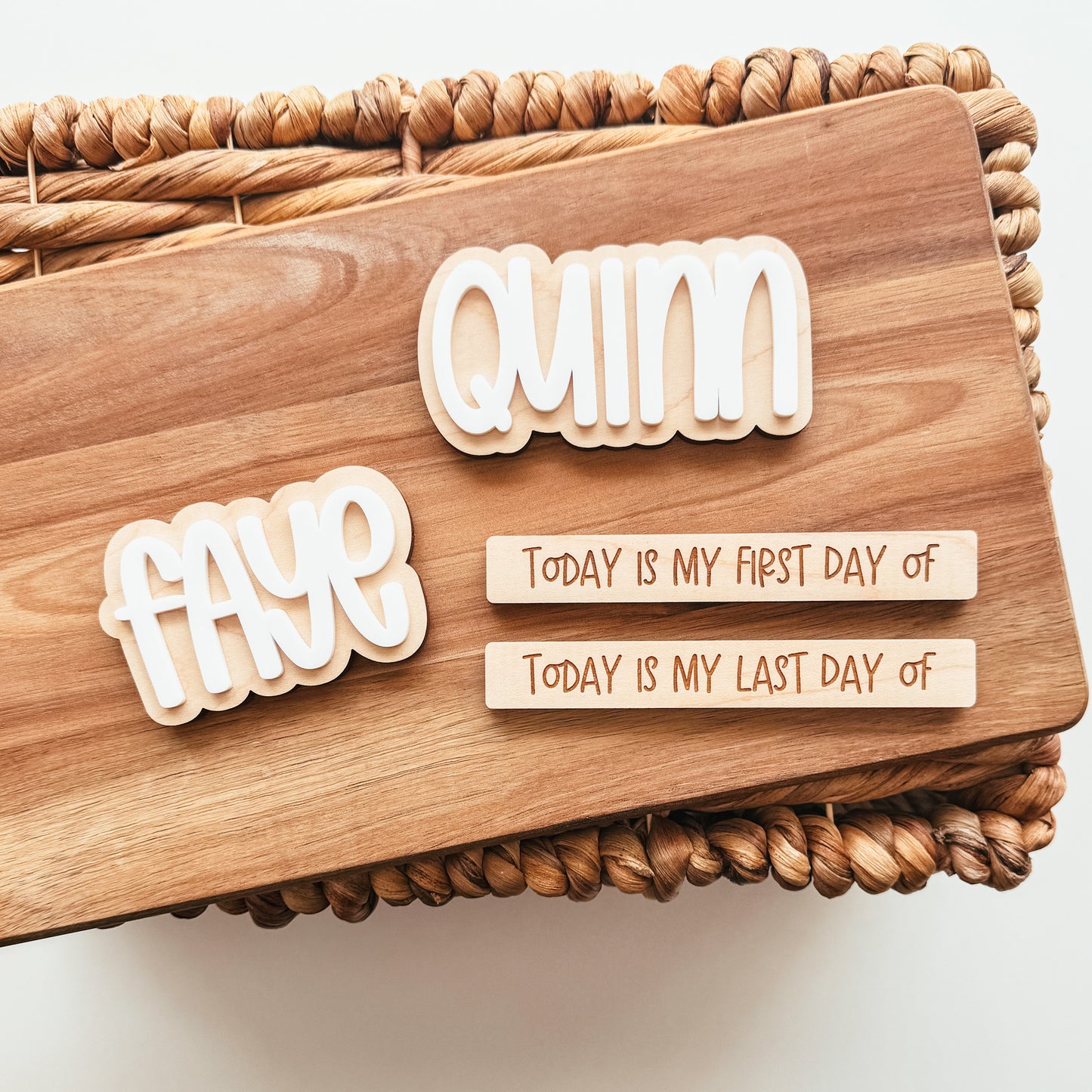 First And Last Day Of School Sign | Wildflowers