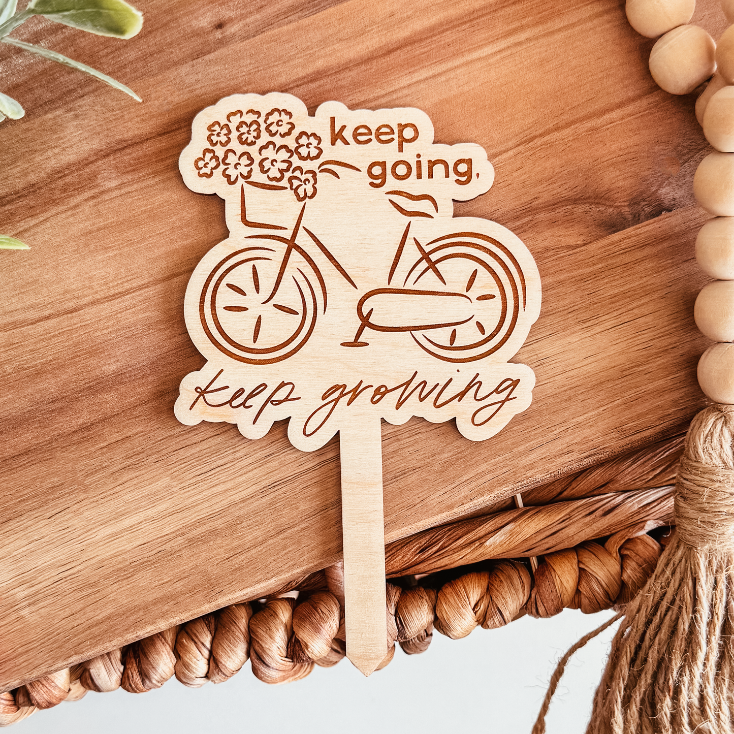 Spring Wooden Plant Stakes (Multiple Styles)