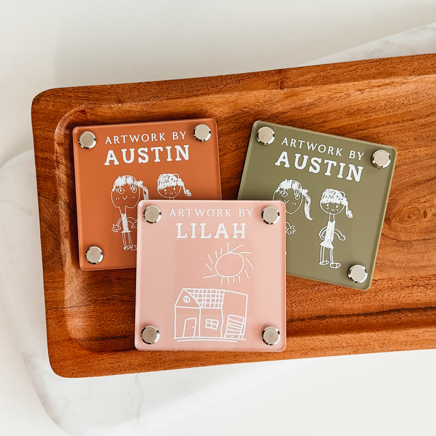 Kid's Artwork Acrylic Magnet